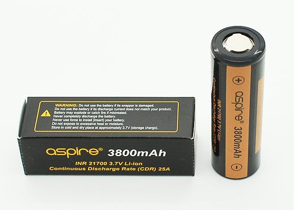 Accu 21700 I Accu Aspire I INR 3800mah