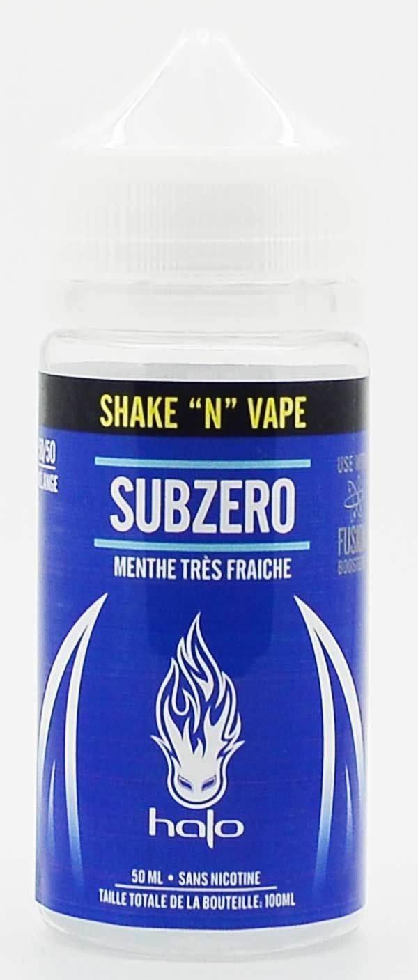 Halo Sub Zero Vape Juice SubZero Menthol Vape Juice | Concentrated Menthol  E-Juice