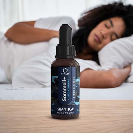 Huile CBD CBN Sommeil + Mélatonine